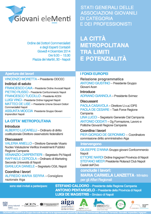 Giovani eleMenti Locandina